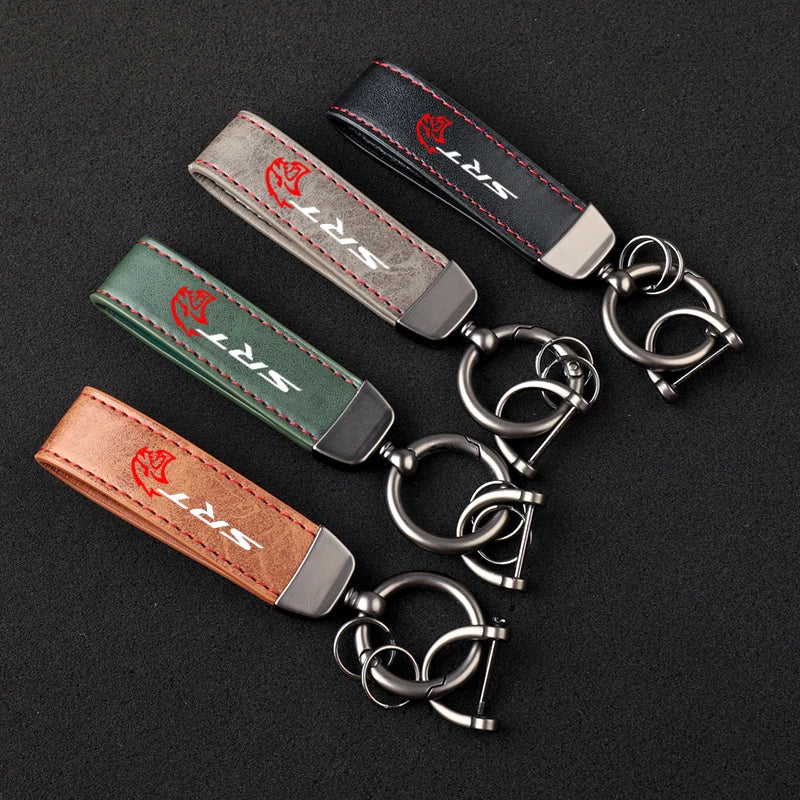 SRT Leather Keychain