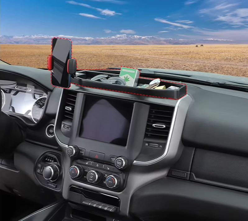 Center Console Phone Holder/Storage Box Bracket for Dodge RAM 1500