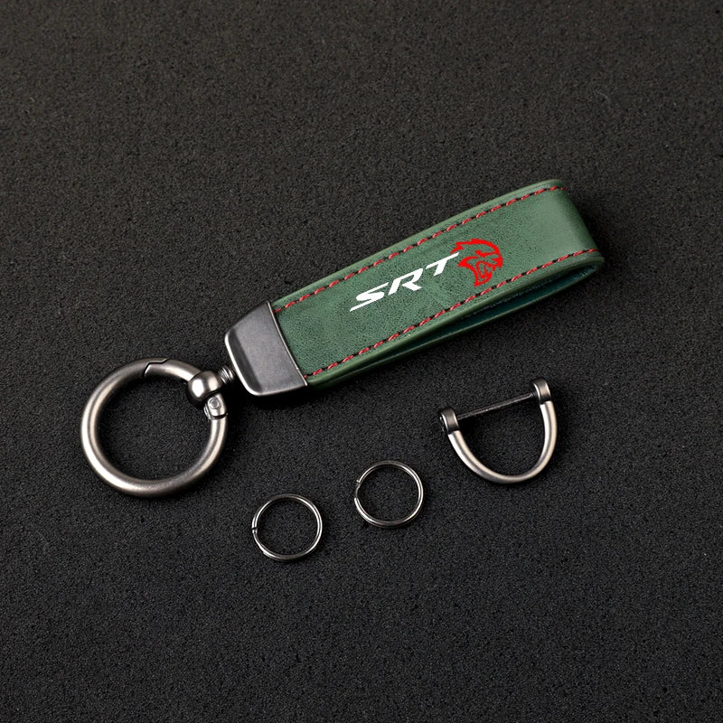 SRT Leather Keychain