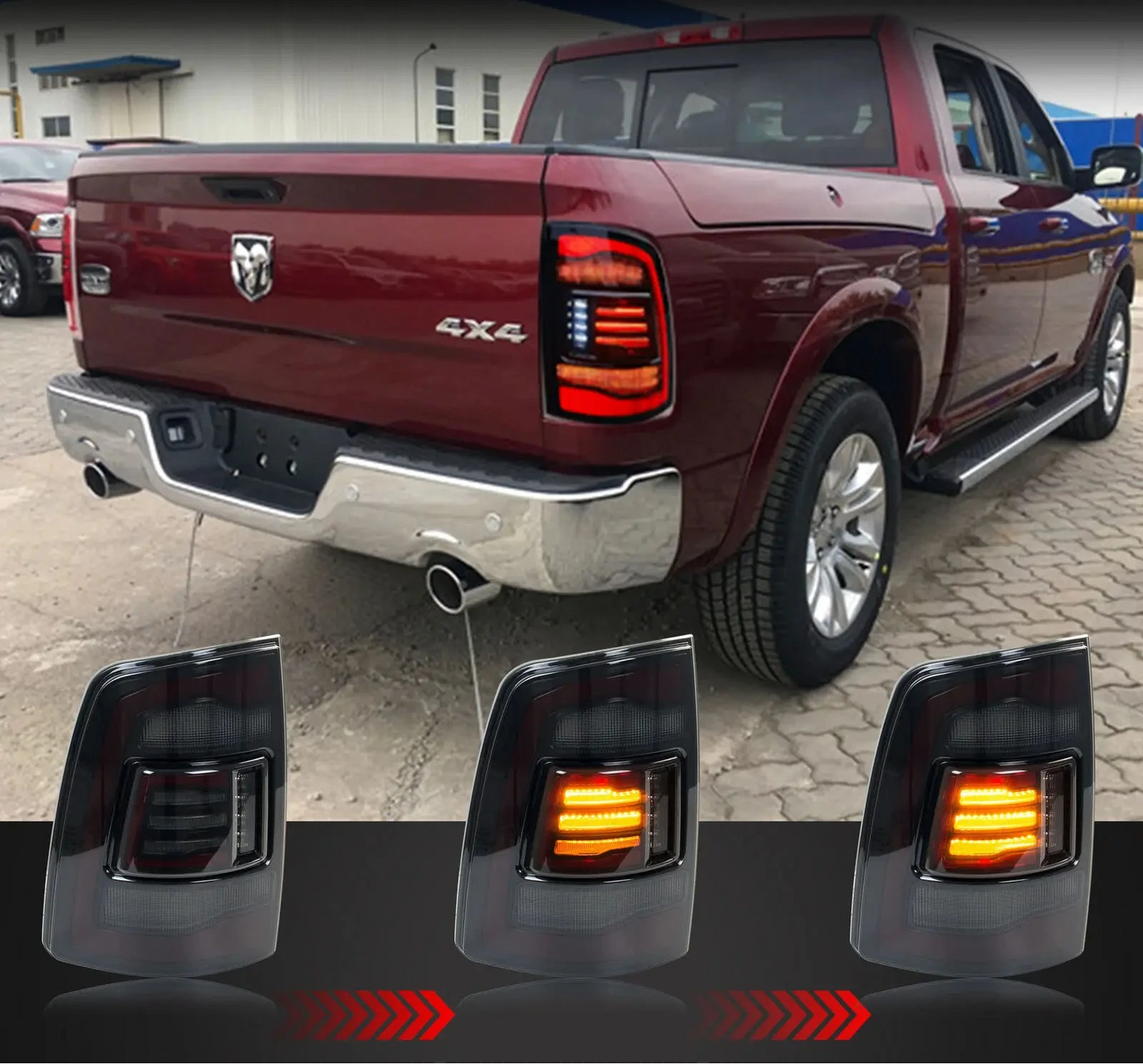 LED Sequential Tail Lights for Dodge Ram (select models)